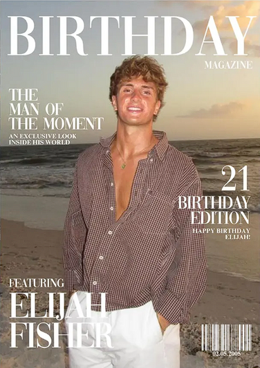 Magazine Birthday Boy
