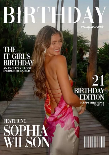 Magazine Birthday Sophia