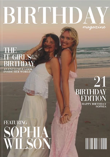 Magazine Birthday Duo