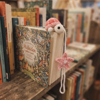 1PC Handmade Woolen Bookmarks Turtles and Starfish Decor Study Bookmarks Curtain Buckles Cute Children'S Home Decor Rope Rack
