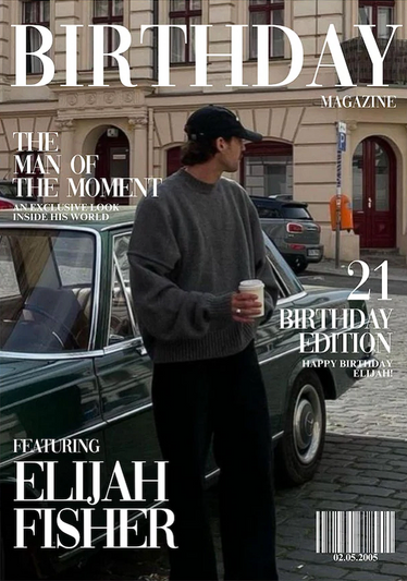 Magazine Birthday Elijah