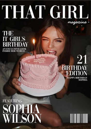 Magazine That Girl Cake