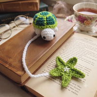 Crochet Turtle & Starfish Bookmarks