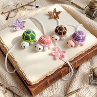Crochet Turtle & Starfish Bookmarks